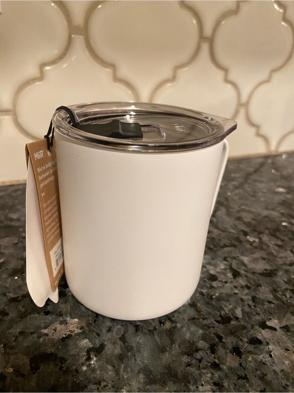 Miir 12oz. Travel White Mug